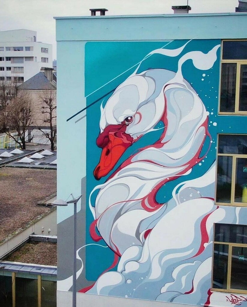 streetartUS's tweet photo. #Streetart by #Kalouf @kaloufart in #Rouen, France, with #BlastArt, #MOLOTOWFR @lyonblastart @molotowheadquarters @molotowfrance @staffvideo
More info at: https://t.co/fjJJO6AY3c
Via @cultureforfreedom
#art #graffiti #murals #murales #urbanart #muralis… https://t.co/qC56d7G3AY https://t.co/30t7ZVqr0g