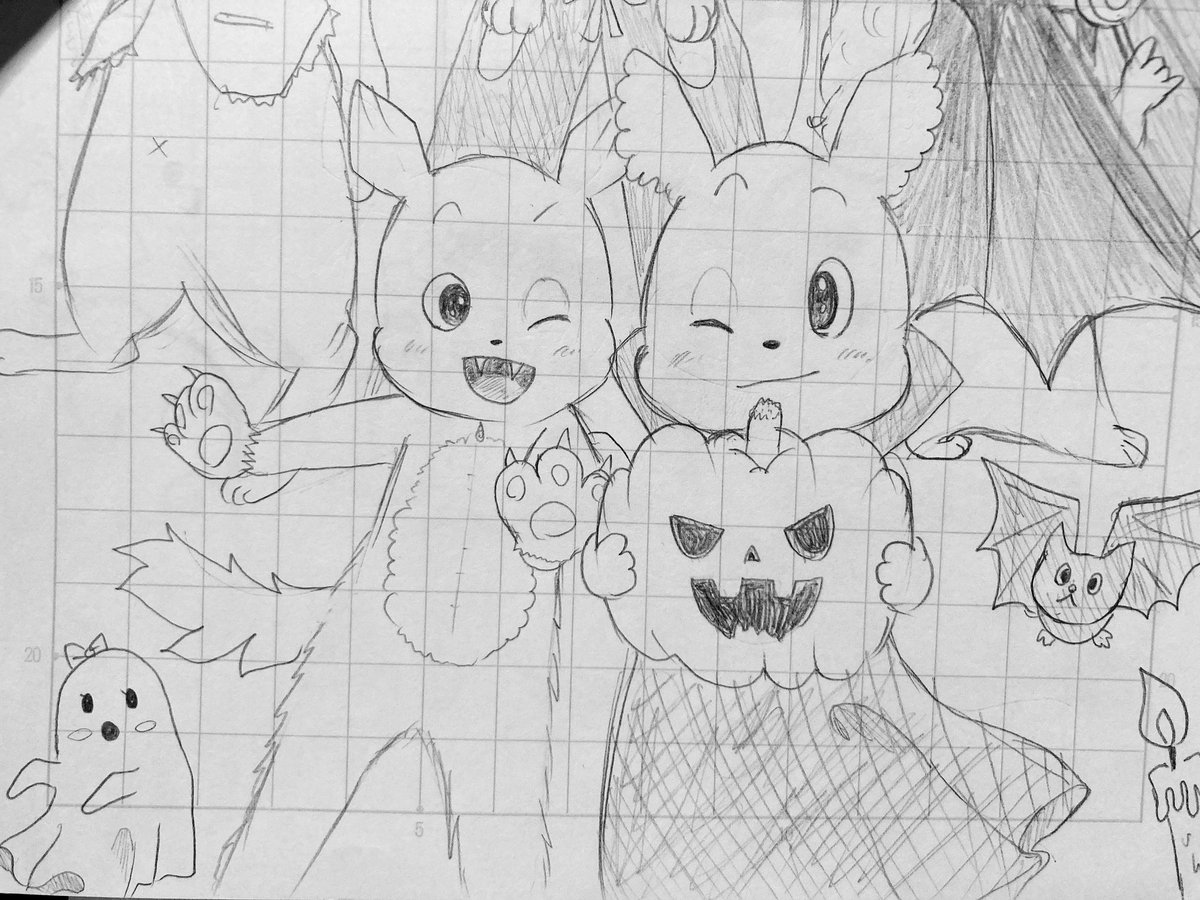 中学の頃に描いた絵 