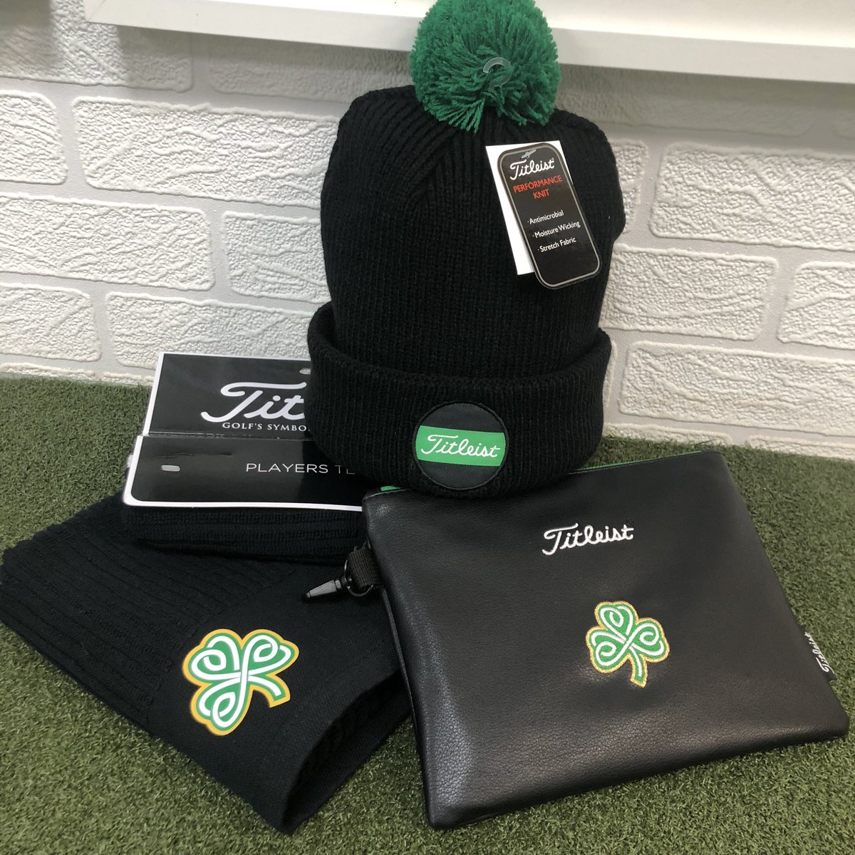 Happy St Patrick’s Day ☘️ 

A perfect set of Titleist UK & Ireland accessories to launch on St Patricks day, the new limited Shamrock collection.

☘️ Pom Pom beanie hat
☘️ Valuables Pouch
☘️ Players Towel

#titleist #limitedcollection #stpatricksday #shamrockcollection☘️