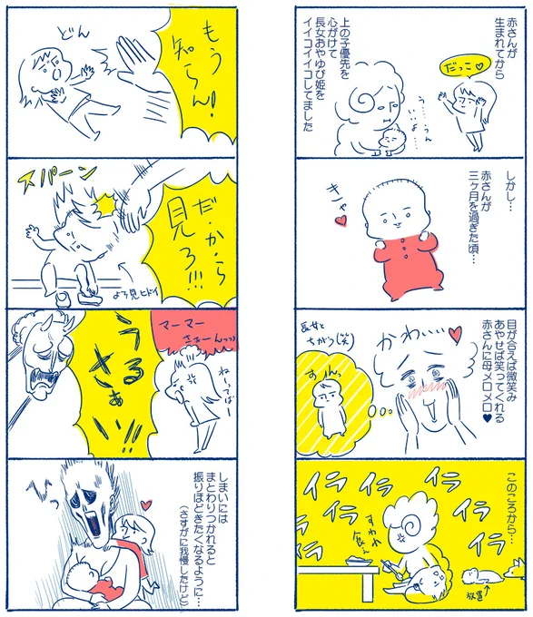 上の子可愛くない症候群の時の話。
#育児漫画 #育児絵日記 #エッセイ漫画 