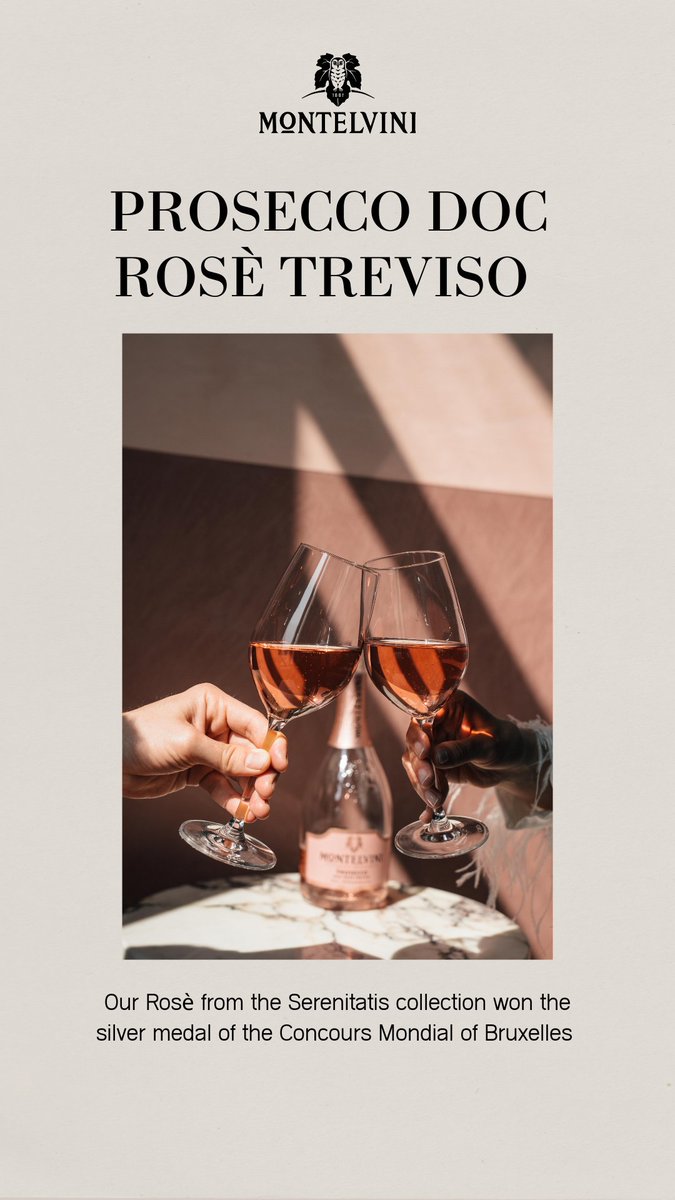 We are happy to announce that our Prosecco DOC Rosé Treviso won the Silver Medal of the <a href="/concoursmondial/">Concours Mondial de Bruxelles</a>  de Bruxelles. Thank you for this honour!