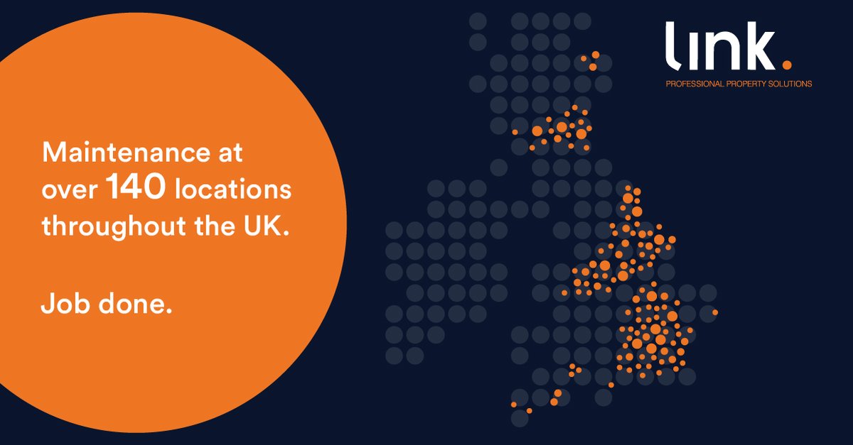 LinkPPS's tweet photo. 📍149 locations
✅ Project complete in one month

When a long-standing client required a large nationwide maintenance programme, our #PlannedMaintenance team completed the job on time and to a high standard. #JobDone

#PropertyMaintenance https://t.co/DDVXokrA0f