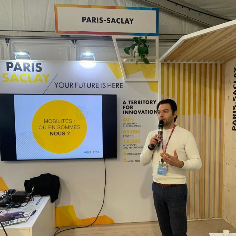 weverapp's tweet photo. 🗣️ #MIPIM « Pour qu’une collectivité ne souffre plus d’être “aveugle” aux besoins de mobilité de son territoire, nous avons créé @weverapp. Un outil participatif de pilotage des #mobilités, adopté par des agglos référence comme @agglopariSaclay » @Thomas_COTE CEO de wever 🚌🚲🛴 https://t.co/QO1i3COosE