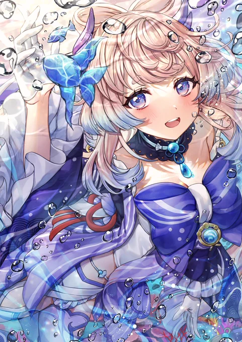 🐠〜珊瑚宮悠遊〜🐠🐠

束の間のゆったり遊泳タイム🐬✨
心海大好きだ〜☺️💙

#真珠の智珊瑚宮心海
#原神 #GenshinImpact 