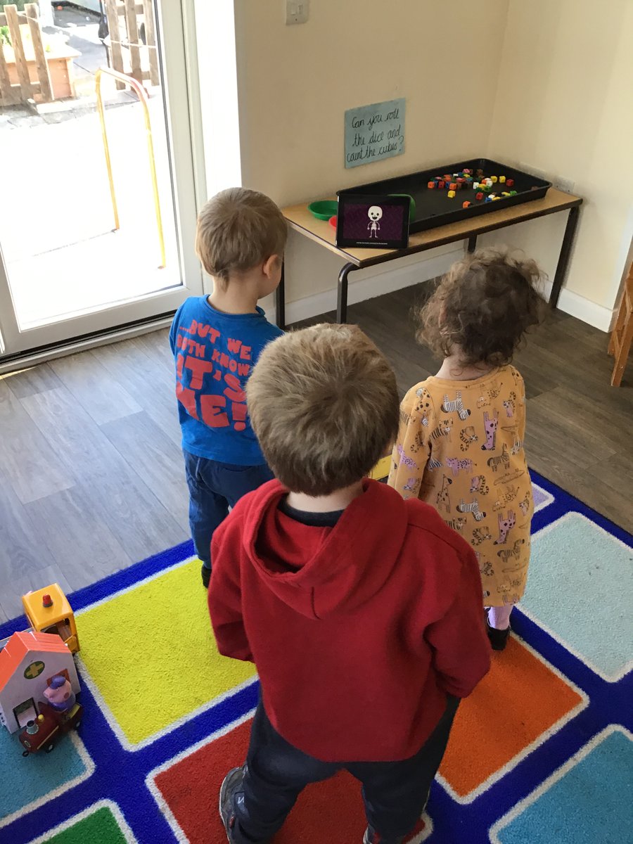 Guyhirnschool's tweet photo. Pre-school have been dancing to a skeleton song after learning about their bodies on the life bus yesterday. #guyhirnschool #lifebus #movingourbodies https://t.co/Sm57ebPj7J