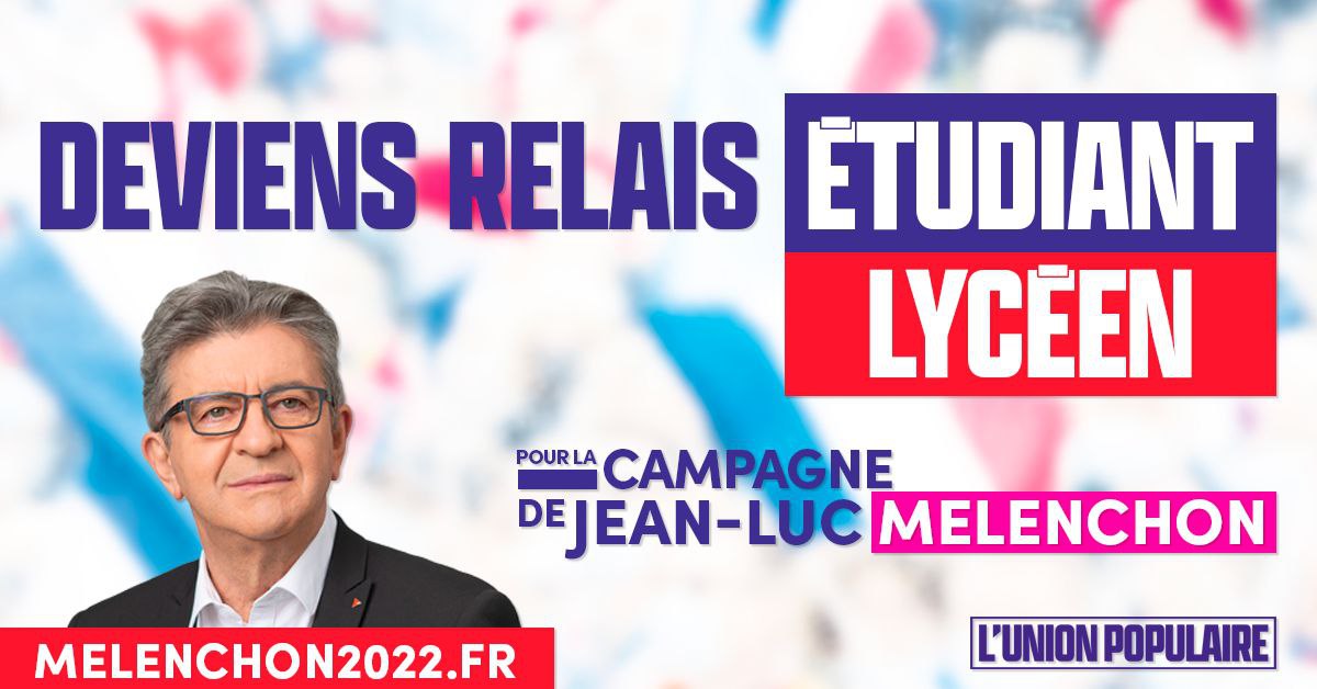 JeunesFiCaen's tweet photo. Pour aider à la campagne de @JLMelenchon, deviens relais étudiant•e/lycéen•e auprès de ta promo ou de ta classe !
Pour recevoir du matériel à déposer sur ton lieu d'étude et faire connaître notre programme, c'est par ici ⬇️
https://t.co/F3m4uZLnBX https://t.co/HCRSM65FzC