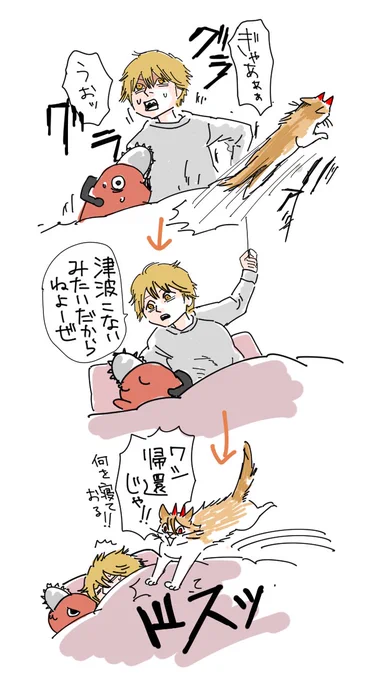 ゆうべあった出来事です。
うちのねこ、パワちゃんみたいな性格なんですよ
(クソも砂かけない) 