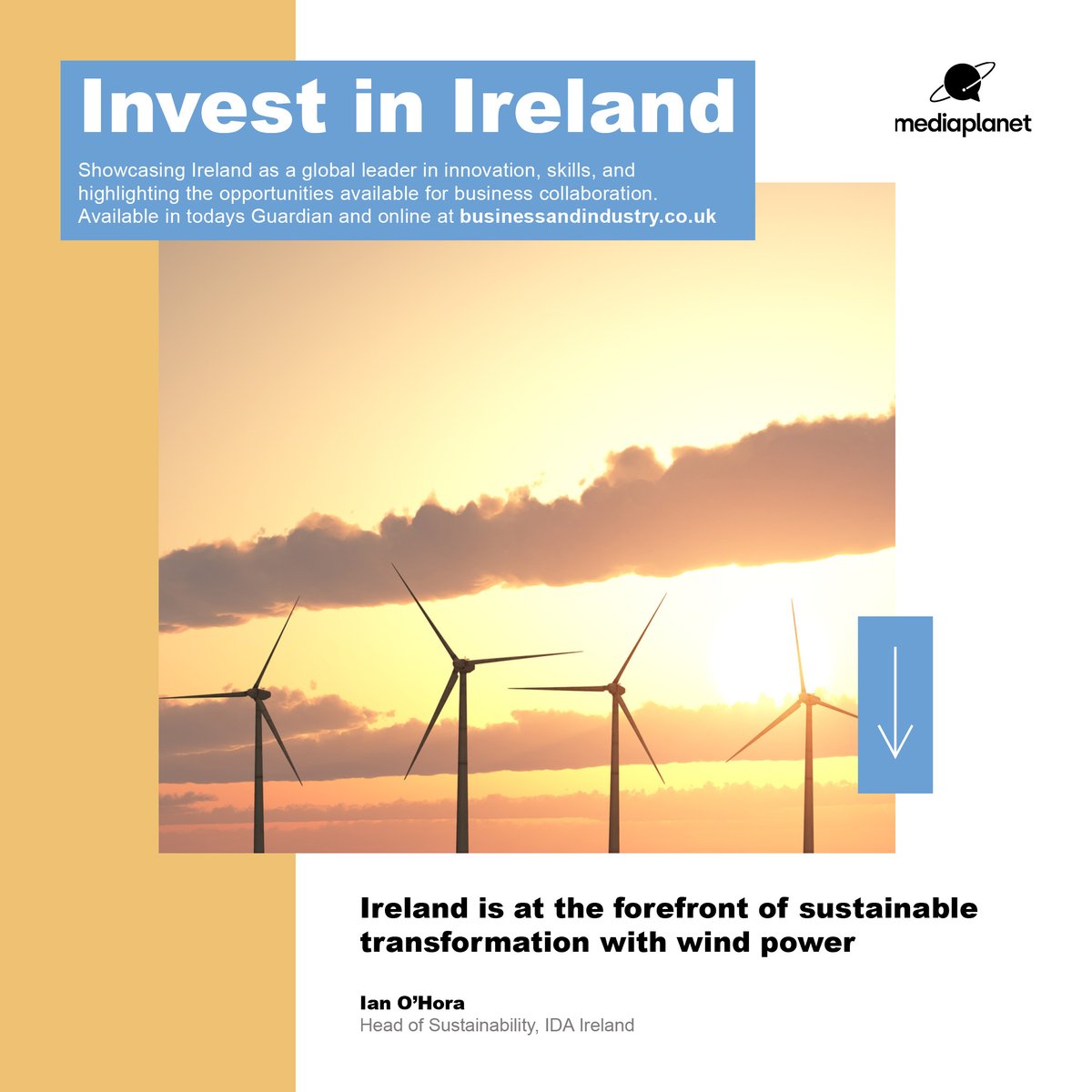 The Atlantic Ocean gives Ireland a major advantage: frequent winds create potential for substantial #windenergy production. This #stpatricksday, IDA's Ian O' Hora discusses why Ireland is at the forefront of #sustainable transformation with #windpower - hubs.li/Q0165lHf0