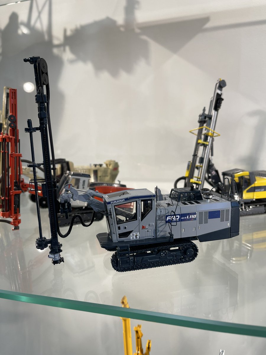 Another addition to the collection, the Furukawa Rock Drill Europe B.V. HCR L110 I’m good company!