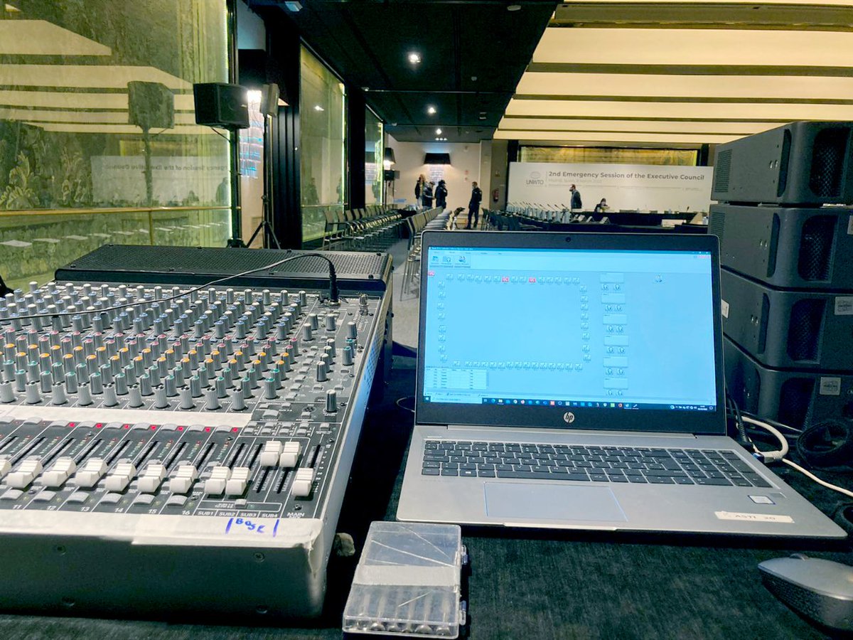 astisl's tweet photo. 🗓 Reunión de la World Tourism Organization (@UNWTO)
📌 Madrid
✅ 6 cabinas #iso4043
✅ 50 micrófonos de conferencias DCN
✅ Software de control de microfonía e #1nt
ASTI, comunicamos personas
#astisl #1nt #tourism #comunicación #security #eventos https://t.co/cZUhBcVZSl