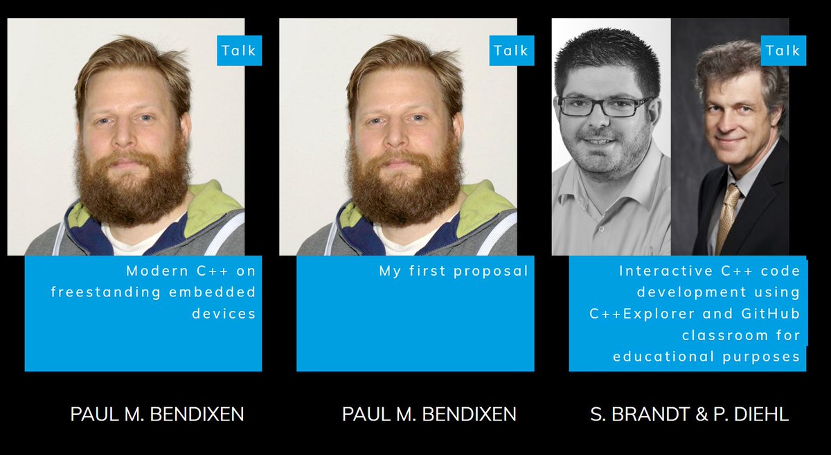 emBOconference's tweet image. Three Talks out of over 20! Don&apos;t forget to get your emBO++-Ticket now: 

ticket.embo.io

#moderncpp #cpp