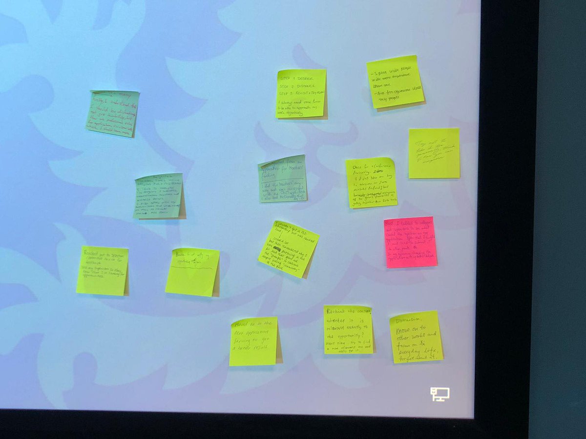 JeromeRuddick's tweet photo. Just a week ago, @EllyPolignano and I put together a session that addressed rejection in academia and how to overcome it constructively for HaSS at @UniofNewcastle ! Just thought I would share some of the thoughts that came from the attendees. https://t.co/6EGLor9y8B