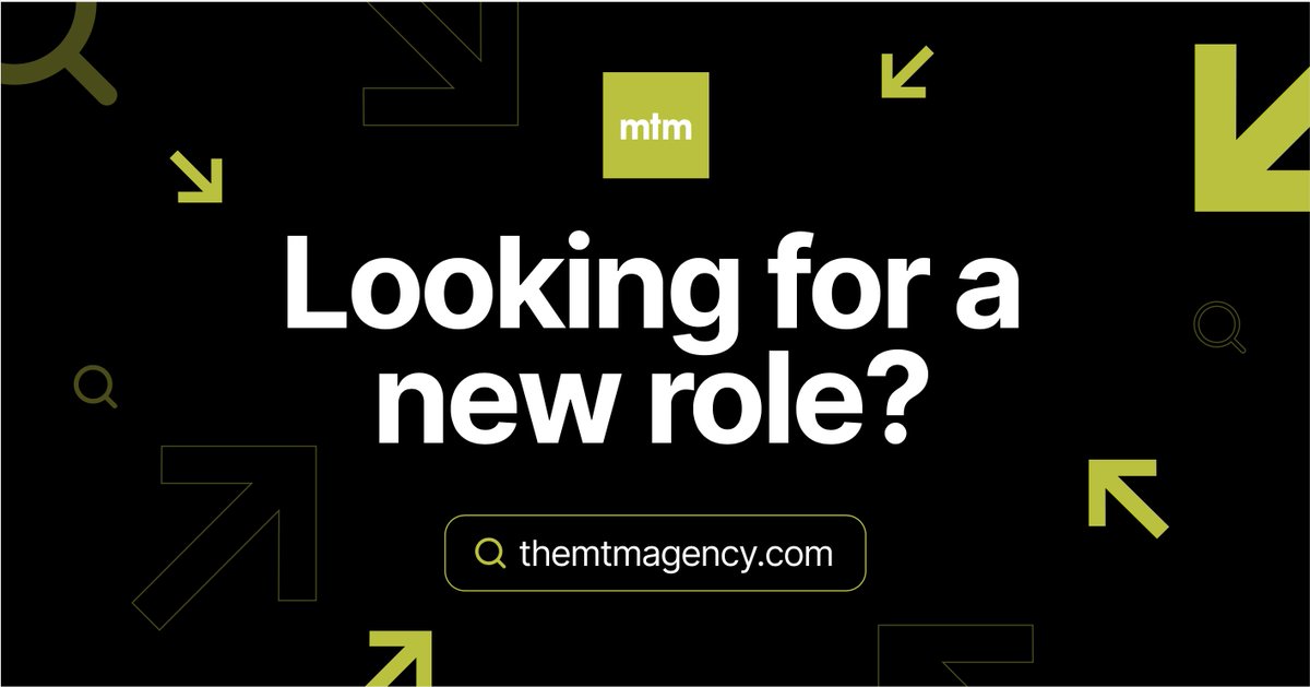 At The MTM Agency, we’re always looking for creative, energetic, and future-thinking talent to join our team.

Whether you specialise in account management, #PPC, #SEO, animation, or design, we want to hear from you. ✅

Find out more and apply here. 👉  ow.ly/Onin50IlynZ