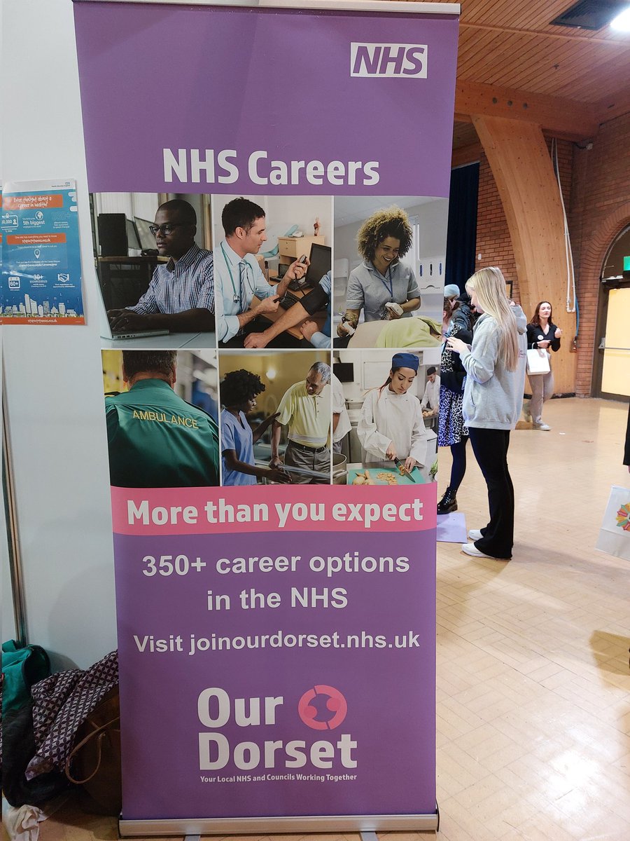 c_wawman's tweet photo. So busy at the Careers and Apprenticeship show at the Bournemouth International Centre!!!! Working for the NHS rocks!!! @DorsetHealth @JoinOurDorset @DorsetAhps https://t.co/d0FN5sWH0C
