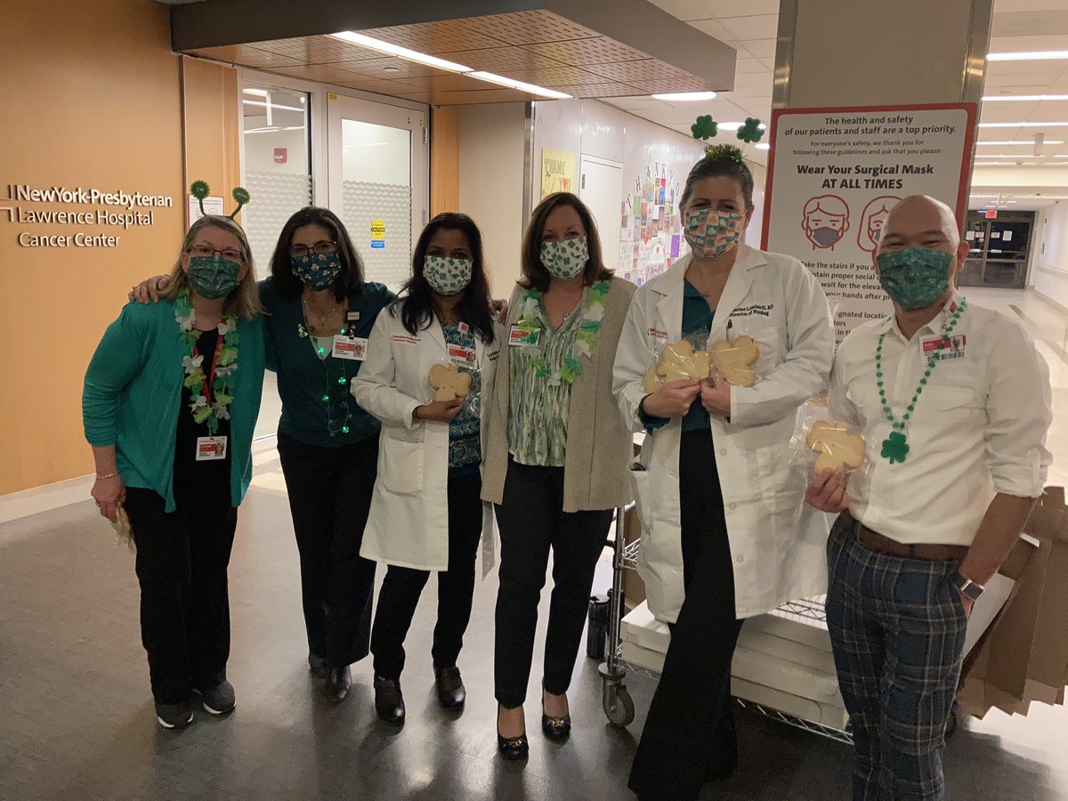 Thankful Thursday at NYP Lawrence Hospital. Staff received shamrock cookies in honor of St. Patrick’s Day. Erin go bragh! ☘️ <a href="/laurie1nurse/">laurie walsh</a> <a href="/mpolavarapu/">Mahesh Polavarapu, MD</a> <a href="/IanSaludares_RN/">Ian N. Saludares</a> <a href="/rntfc/">Theresa</a> <a href="/Catlombardi1/">Catherine lombardi</a>