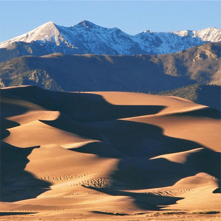 HooverPresLib's tweet photo. #OTD in 1932 President Hoover designated the Great Sand Dunes as a National Monument, in 2004 it became a National Park and Preserve. Located in southern Colorado it is known for huge dunes like the towering Star Dune. The park contains the tallest sand dunes in North America. https://t.co/F6qoubOfUT