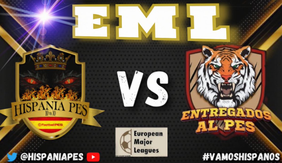 Partidazo esta noche en @eFootballEML ante <a href="/Entregados10v10/">Entregados al Pes 10v10</a> 

⌚️ 22:30
 📺 Hispania tv ( youtube)

#vamoshispanos