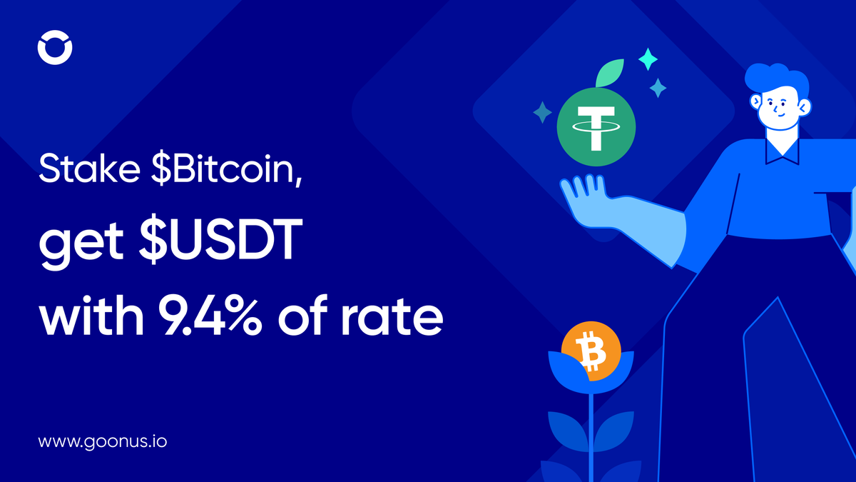 ONUSFinance's tweet image. Stake $Bitcoin, get $USDT with 9.4% of rate

🌟 Daily reward, withdraw right away! 
🌟 No fee, no duty! Just sleep and get the reward 🥱

🕹 Free register: goonus.io/en/apps 
🕹 Rewards detail: goonus.io/en/open-farmin…