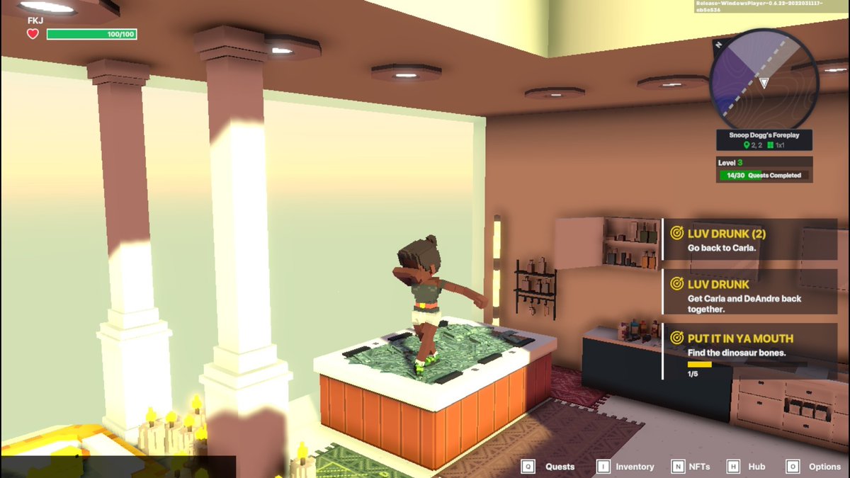 fcu50nu's tweet photo. @TheSandboxGame I just participated in the daily #SandboxAlphaS2Contest for a chance to earn up to 1,000 $SAND! Starting March 16 - Take a money bath in Snoop Dogg Mansion. Check out my screenshot below!
👇 #SandboxAlphaS2 https://t.co/tbDWCJNj78