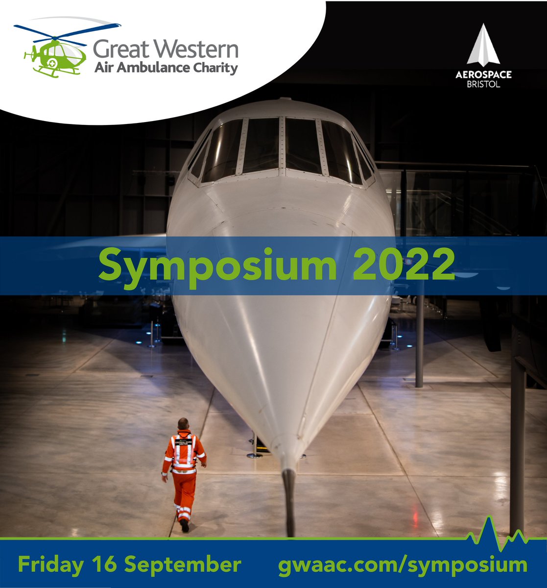 This September, the GWAAC Symposium returns to Aerospace Bristol! Are you a healthcare professional with an interest in pre-hospital emergency medicine? If so, register your interest to receive a reminder when tickets go on sale: gwaac.com/symposium