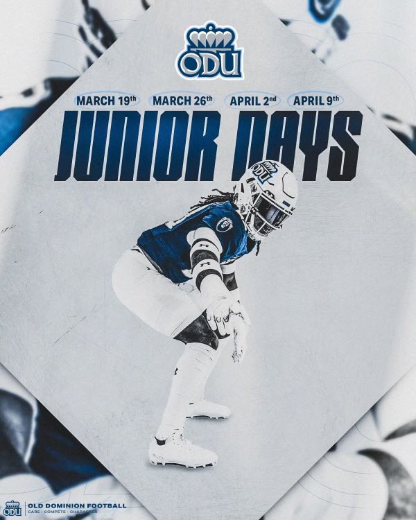 Looking forward to April 2nd where I will be attending @ODUFootball junior day! 
@CoachOliphant32 @FB_CoachFitz @RemingtonReb 

#lakeisrising