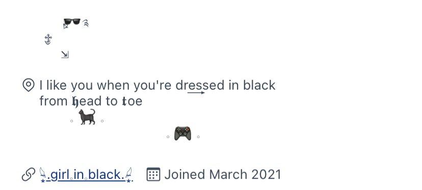 ⠀ ⠀ ⠀ ⠀ 
⠀ ⠀ ⠀ ⠀ ⠀ ⠀ ⠀Location+ Link
⠀ ⠀ ⠀ ⠀
❤︎ 5 baht 
❤︎ can change emoji ✅
❤︎ มีเจ้าของงานคนเดียวค่ะ
⠀ ⠀