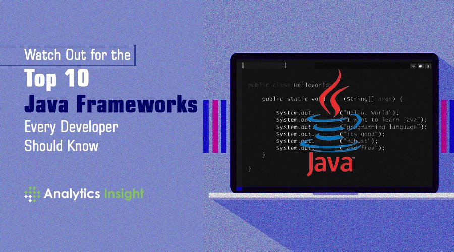analyticsinme's tweet image. Watch Out for the Top 10 Java Frameworks Every Developer Should Know 
bit.ly/3u6Wrw8
#java #FrameworksforJavaDevelopers #TopJavaFrameworks #Top10JavaFrameworks #JavaFrameworks #AI #AINews #AnalyticsInsight #AnalyticsInsightMagazine