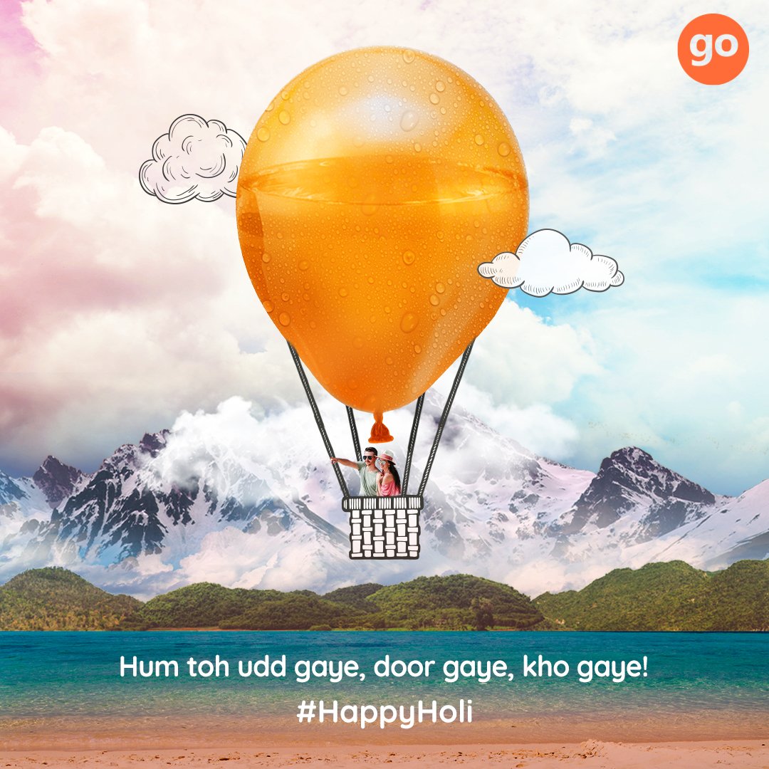 goibibo's tweet photo. You say Holi Hai, we hear, Holi-day!
So, where are you udoing away this Holi?
#HappyHoli #HoliTrip #LongWeekend https://t.co/kYCUrcWoRm