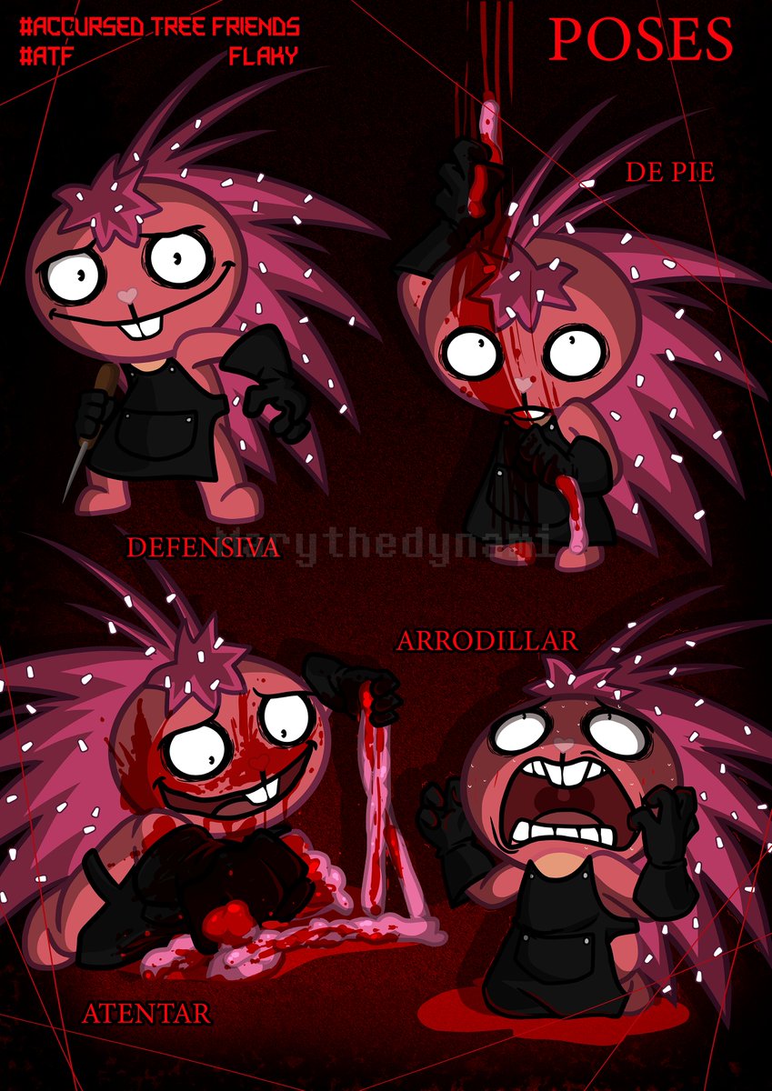 marythedynami's tweet photo. THE PRESENTATION OF FLAKY PART 2
Finally I finished the last description of Flaky in the illustration, enjoy it. ๐ค
#HTF #ATF #Accursedtreefriends #HTF_Flaky
๐๐๐ https://t.co/eYFaPQiAHB