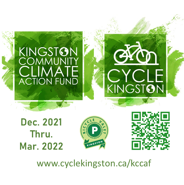 cyclekingston's tweet photo. Tune-in to @Move983 a bit after 8a this morning to listen to the interview with us re: Kingston Community Climate Action Fund. Donations accepted through the end of this month! #KCCAF #BikeParking https://t.co/tPFqFVQIvf https://t.co/f8DjBsRMl9