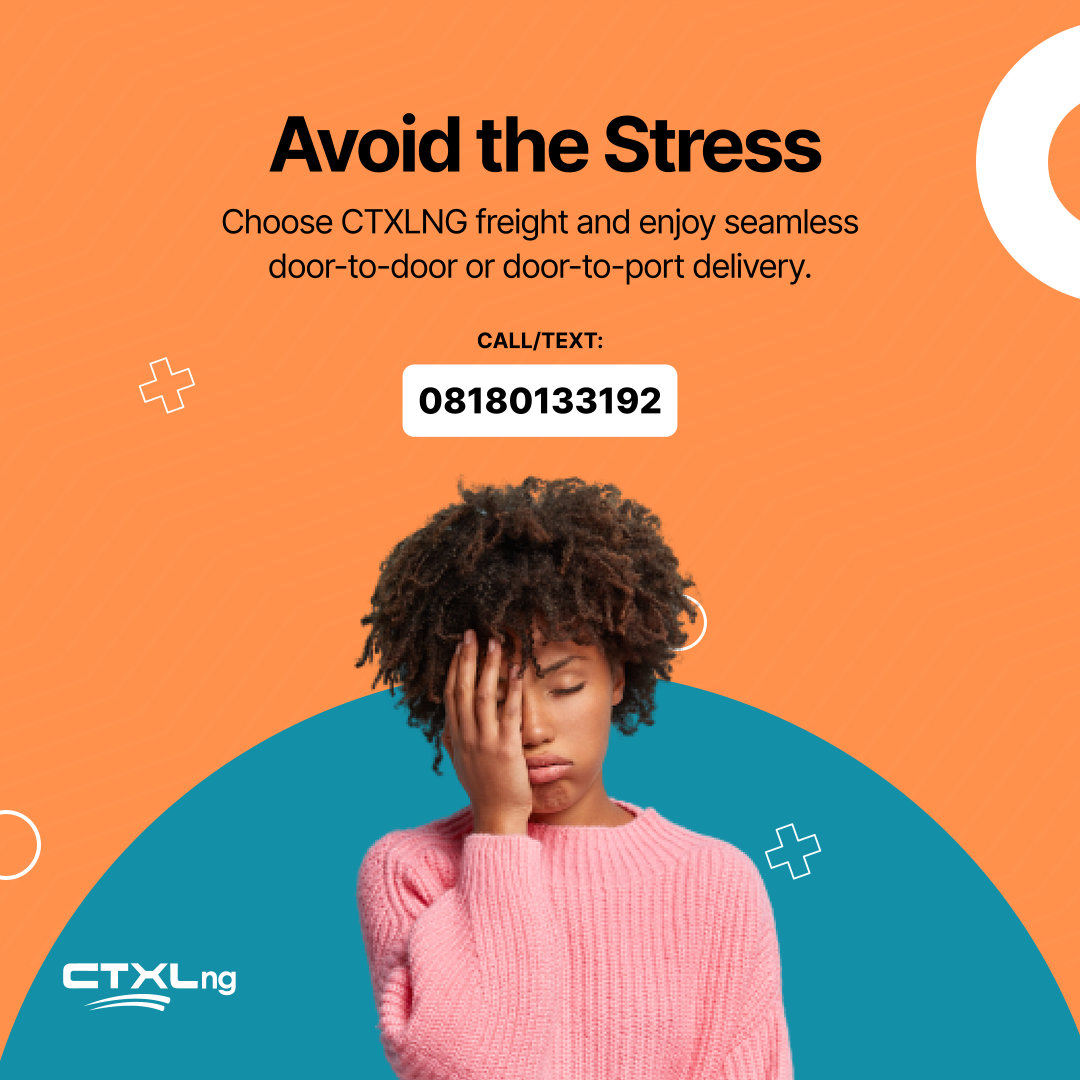 ctxlng's tweet photo. Whether it's sea or air freight, you've one less thing to worry about with Ctxlng.

Call or text: 08180133192

#Ctxlng #LogisticsinNigeria #Deliveryservice #freight https://t.co/hIi559IUW8