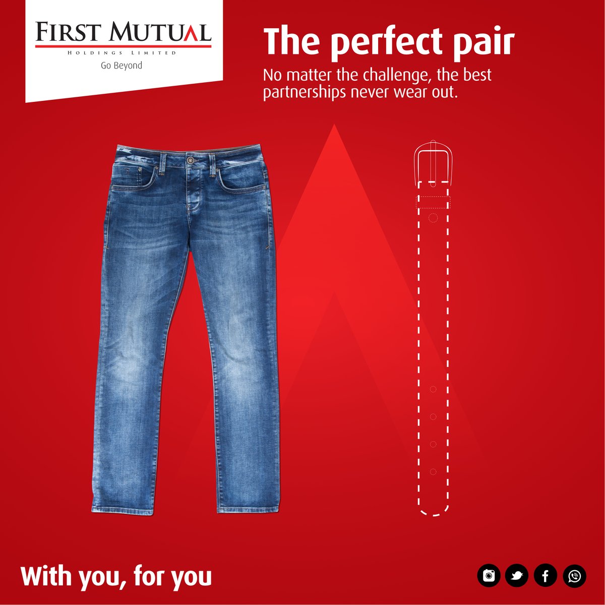 THE PERFECT PAIR 

No matter the challenge, the best partnerships never wear out. We are partners with you for life as we go through every single stage of your journey! 

#WithYouForYou