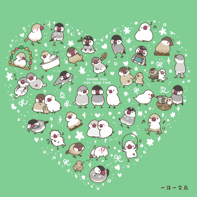 文鳥シリーズのtwitterイラスト検索結果