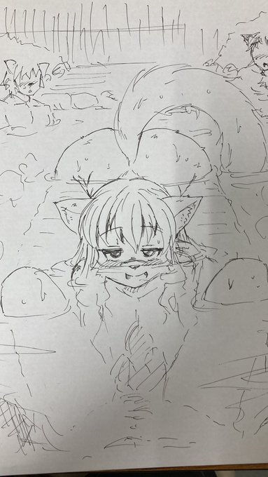 息抜きらくがき。
ワニになったみゆみさん。 