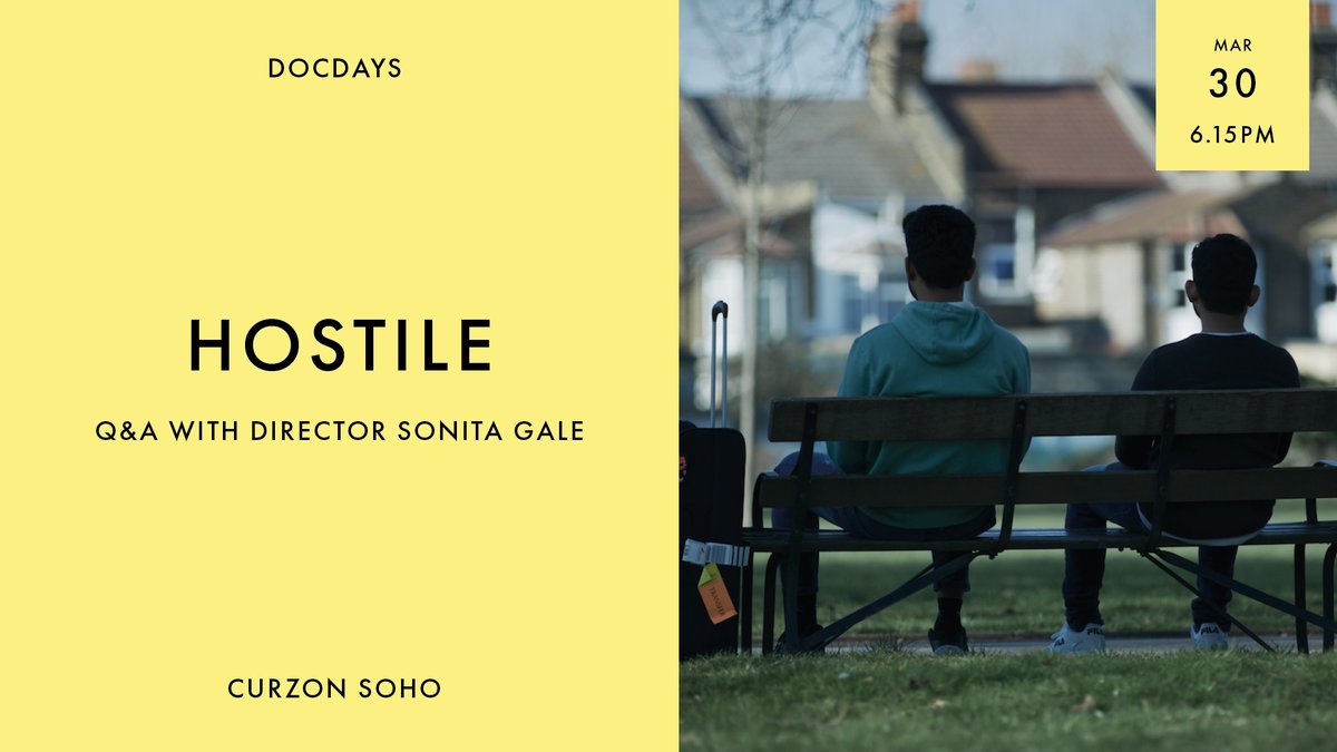 CurzonSoho's tweet photo. Our next #DocDays film is on 30th March: Hostile.
Hostile takes a look at the UK's complicated relationship with its migrant communities, and the evolution of the 'hostile environment'. We'll also have director Sonita Gale with us for a Q&A.
🎟️:https://t.co/SXhqevDoQN https://t.co/0HaojyX2aJ