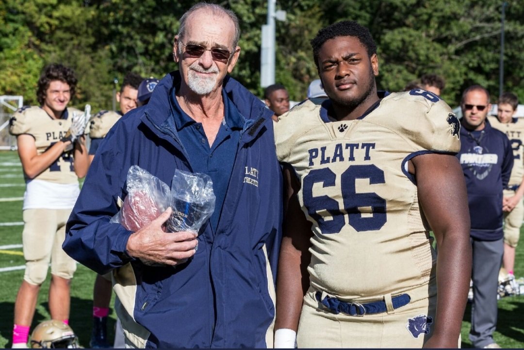 PlattPantherFB's tweet photo. This is a tough one. Coach Johnson was the best of all of us. He was a tremendous Coach while his greatest attribute was his ability to serve others. We were fortunate to honor him back in October of 2019 as a Hometown Hero for his bravery in the Vietnam War. Rest Easy TJ 💔 🙏 https://t.co/Cv1ts9ILTA