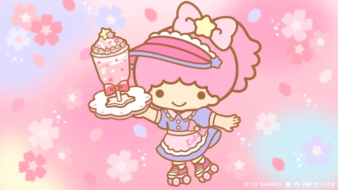 ぴんく…舞う、ララの桜ラテよ☆ このシーズンだけのお楽しみをどうぞ☆ 