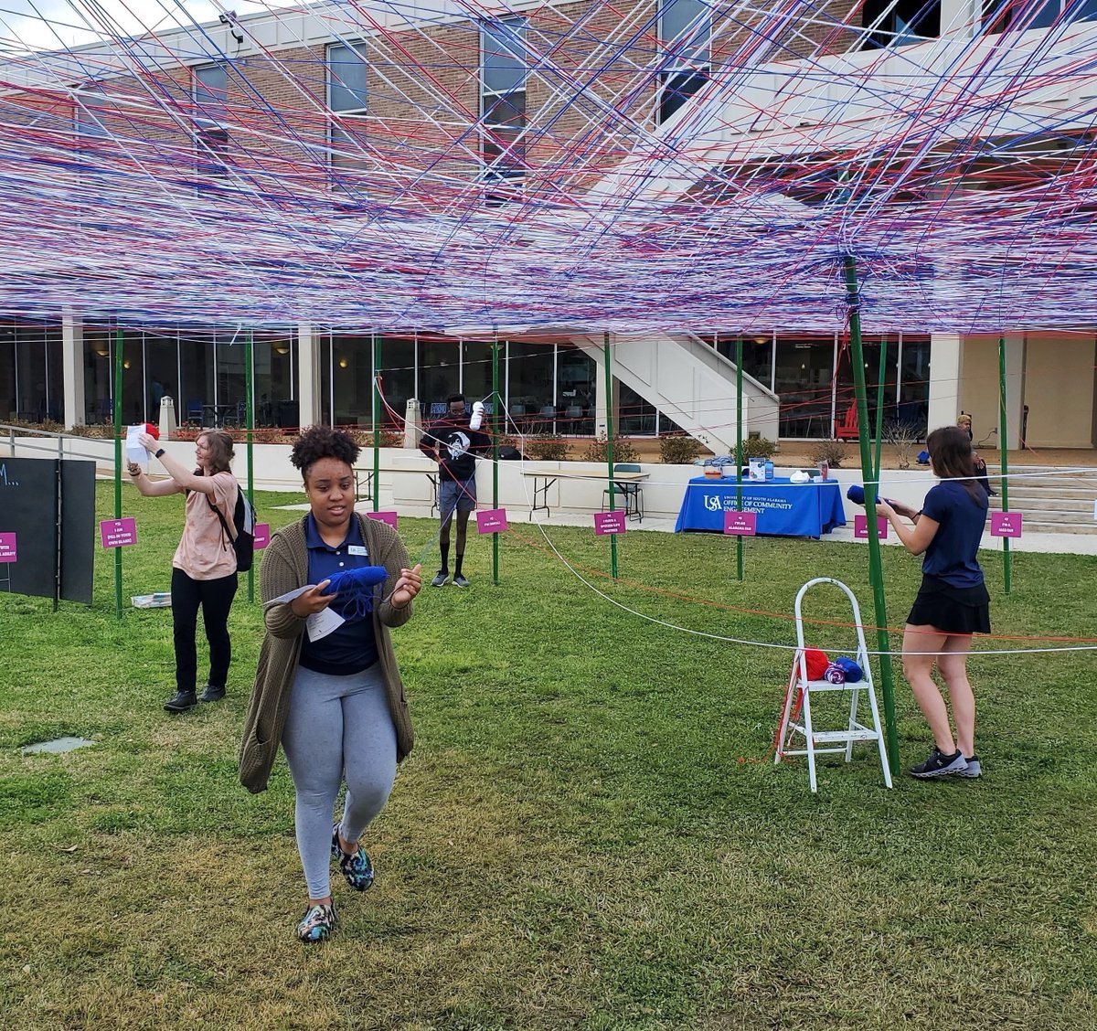 Stop by the <a href="/UofSouthAlabama/">University of South Alabama</a>'s Student Center Amphitheater today, March 17, between 10 AM - 3 PM. The Unity Project is underway, and we hope you'll join us in creating a visual representation of what we all have in common.  A big thank you to everyone who participated yesterday.