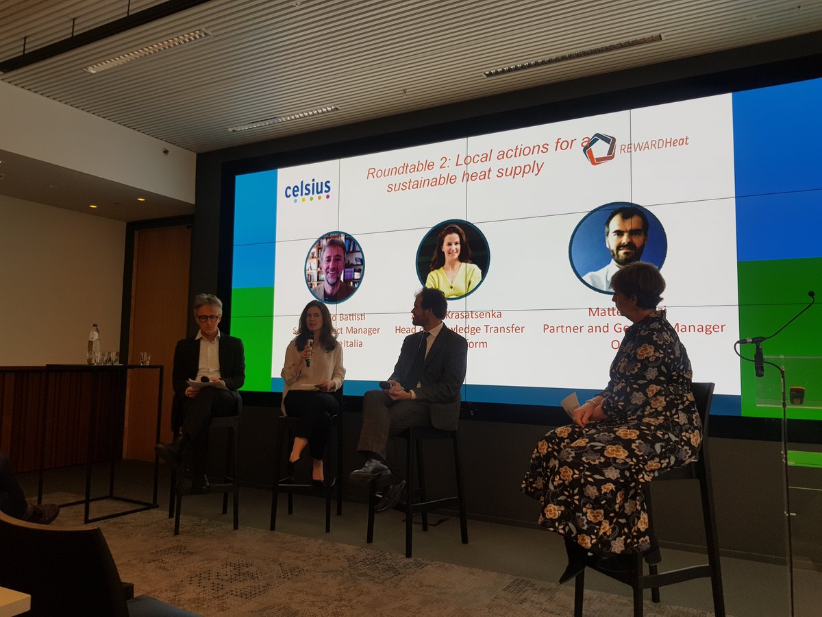 Local actions are needed to deliver the climate targets set out in the Green Deal. Heat planning at municipal level and image raising campaigns are essential to empower cities in their energy transition

#REWARDHeat <a href="/celsiuscity/">Celsius Initiative</a> <a href="/upgrade_dh/">Upgrade DH</a>  <a href="/AksanaKras/">Aksana Kras</a> @RiccardoBatt <a href="/OptitSrl/">Optit srl</a>