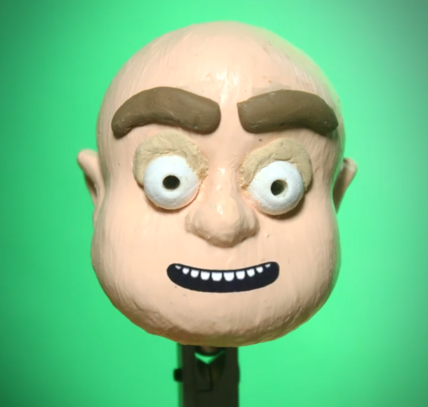 AnimationToolkt's tweet photo. We're glad Neil finally worked out how to use our lip decals! 💋 #AardmanAcademy #Aardman #StopmotionCourse @NWAnimations @aardman https://t.co/U8zexbm8H9