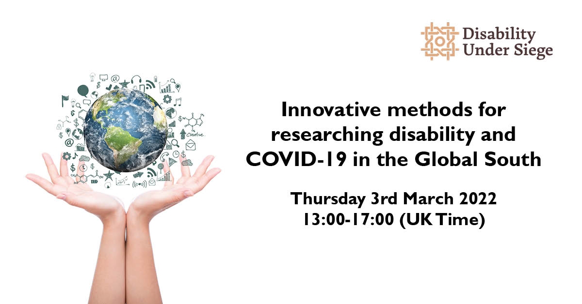 Recordings from our "Innovative methods for research disability in the Global South" workshop are now available on Youtube.
(All videos have captions but some are slightly delayed - we are working on this)

See thread below for links: