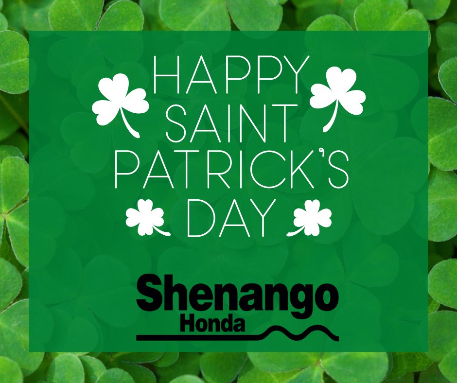 🍀 Happy Saint Patrick's Day! 🍀 We're open until 8PM 😁