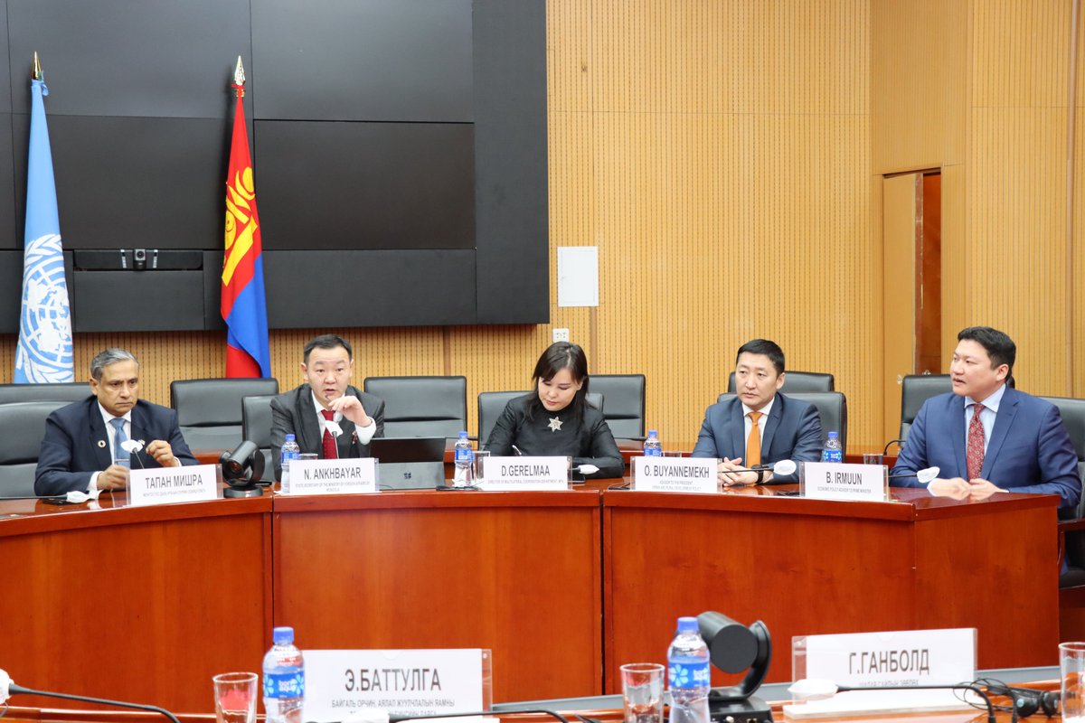 unmongolia's tweet image. @unmongolia presented its consolidated mapping &amp;amp; collective offer to deliver the new #CooperationFramework (CF). Grateful to all reps from the Ministries and agencies, and CSOs, who offered great inputs to the finalization of CF that will guide 🇺🇳🇲🇳partnerships in the next 5 yrs.