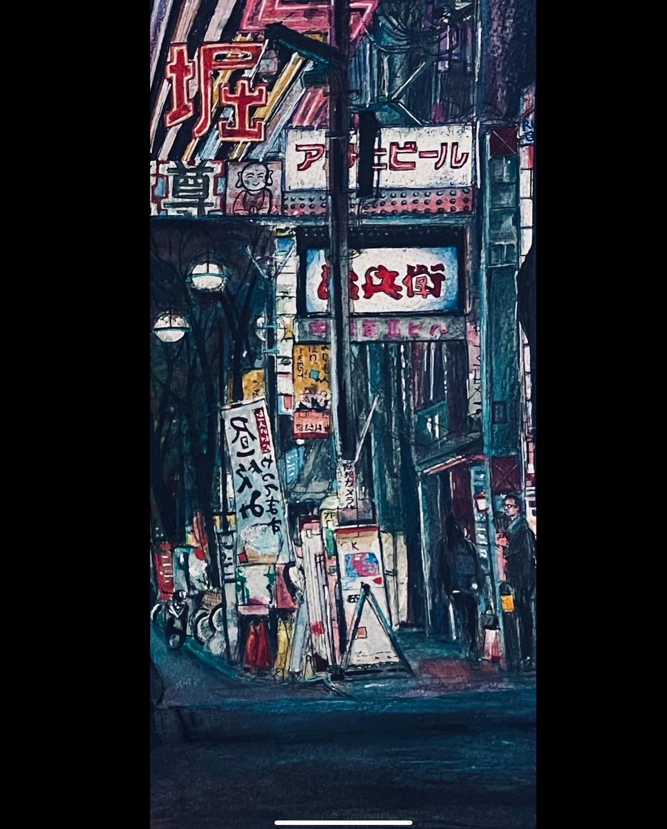 _imagineko's tweet photo. Close ups~ 
#dotonbori #osaka #japan #discoverosaka #osakacity #nightlife #photography #art #artistic #inspiration #traveling #japanese #adventure #explore #tokyolife #streetart #japantravel #streetphotography #japantrip #watercolor #watercolour #pencil #draw #paint #artwork https://t.co/GXr3Q9t5AZ