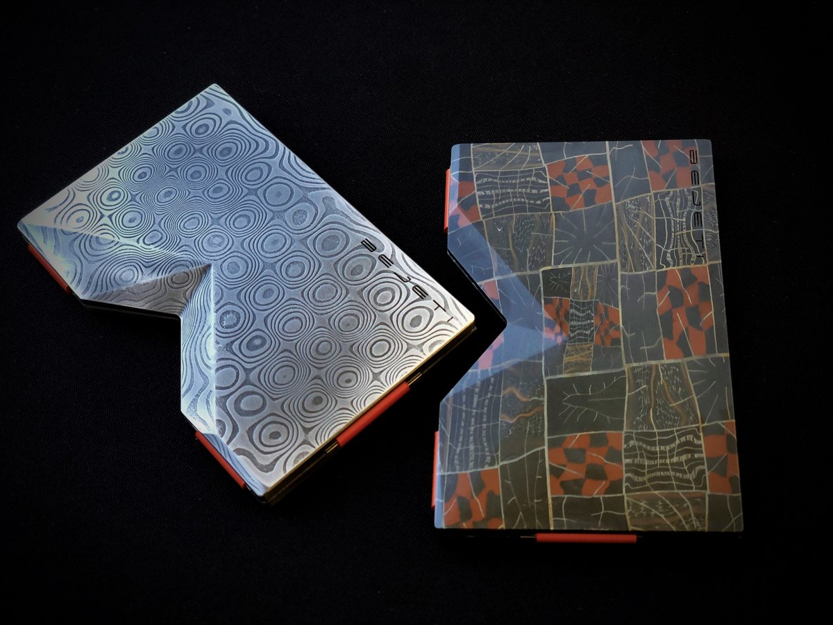 bejetiwallets's tweet photo. It's our passion to bring You the world's most impressive materials to your purse or pocket. Functional art at a totally new level. Explore more at https://t.co/B4tMef8wGp
#BeBejeti #bejetiwallets #Bejeti #minimalistwallet #Artificer #mosaicdamascus #damascussteel #محفظة https://t.co/Oi2dL6feIK