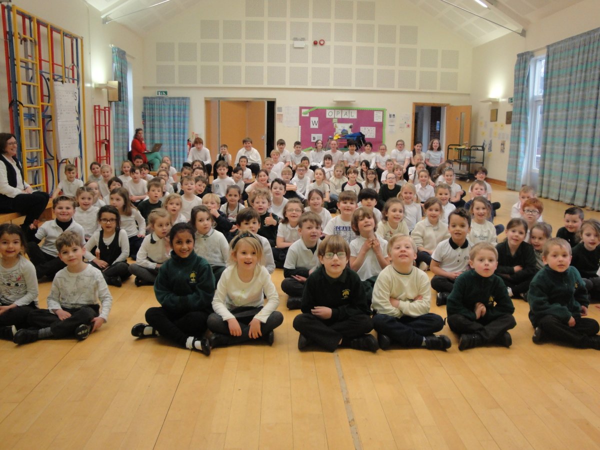 Well done everyone at Wilburton Primary: we raised £145 yesterday for the DEC Ukraine Appeal.  Here we all are in white to represent our hope for peace in our world.