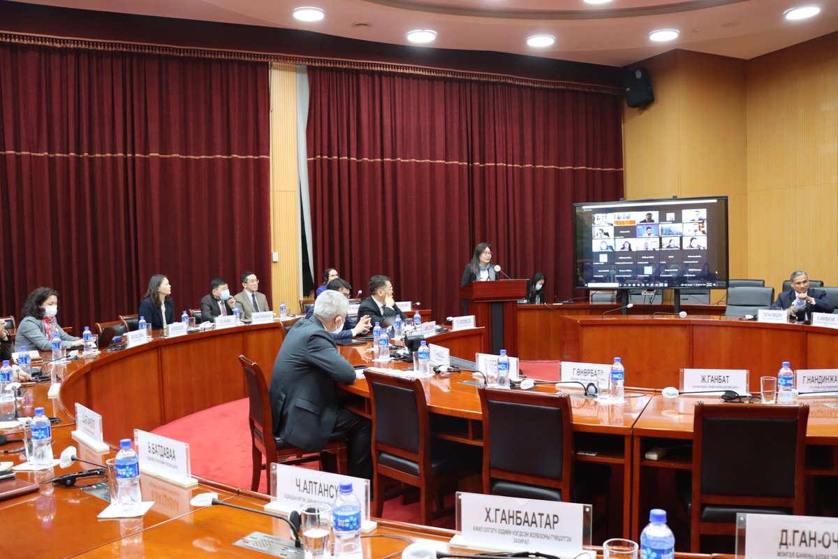 unmongolia's tweet image. @unmongolia presented its consolidated mapping &amp;amp; collective offer to deliver the new #CooperationFramework (CF). Grateful to all reps from the Ministries and agencies, and CSOs, who offered great inputs to the finalization of CF that will guide 🇺🇳🇲🇳partnerships in the next 5 yrs.
