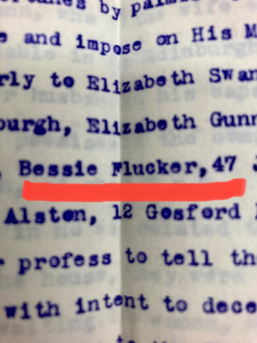 A surprisingly named witness at the trial of a Scottish #fortune teller in 1918