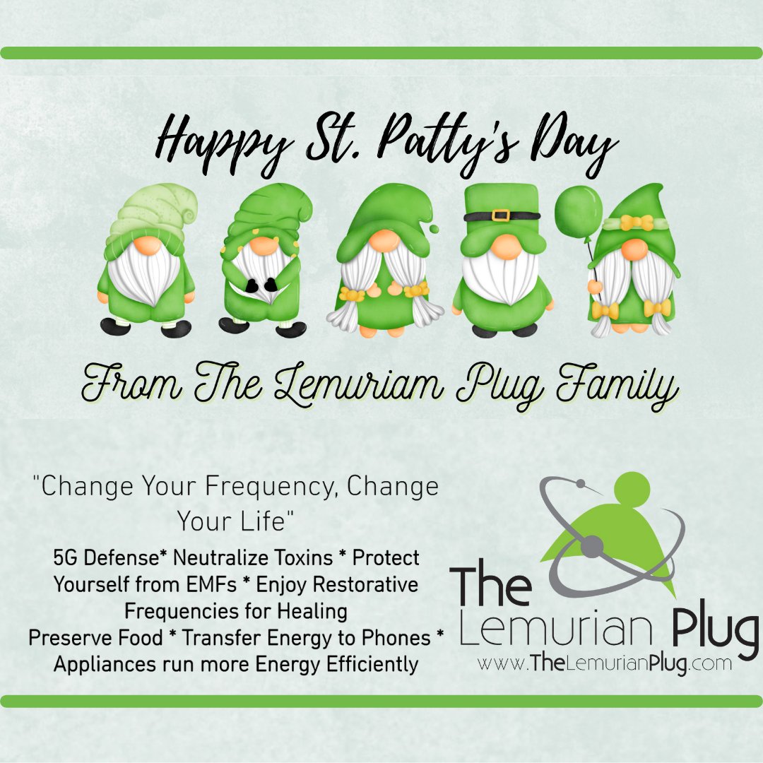 LemurianPlug's tweet photo. Happy St. Patrick's day to one and all. 

Start now by changing your frequency in your home and see how it can change your life.  Link in the bio.

#happystpatricksday #lemuriancrystal #lemurianplug #protectourplanet #ProtectOurChildren #cancerprevention https://t.co/c24nNiWiWK