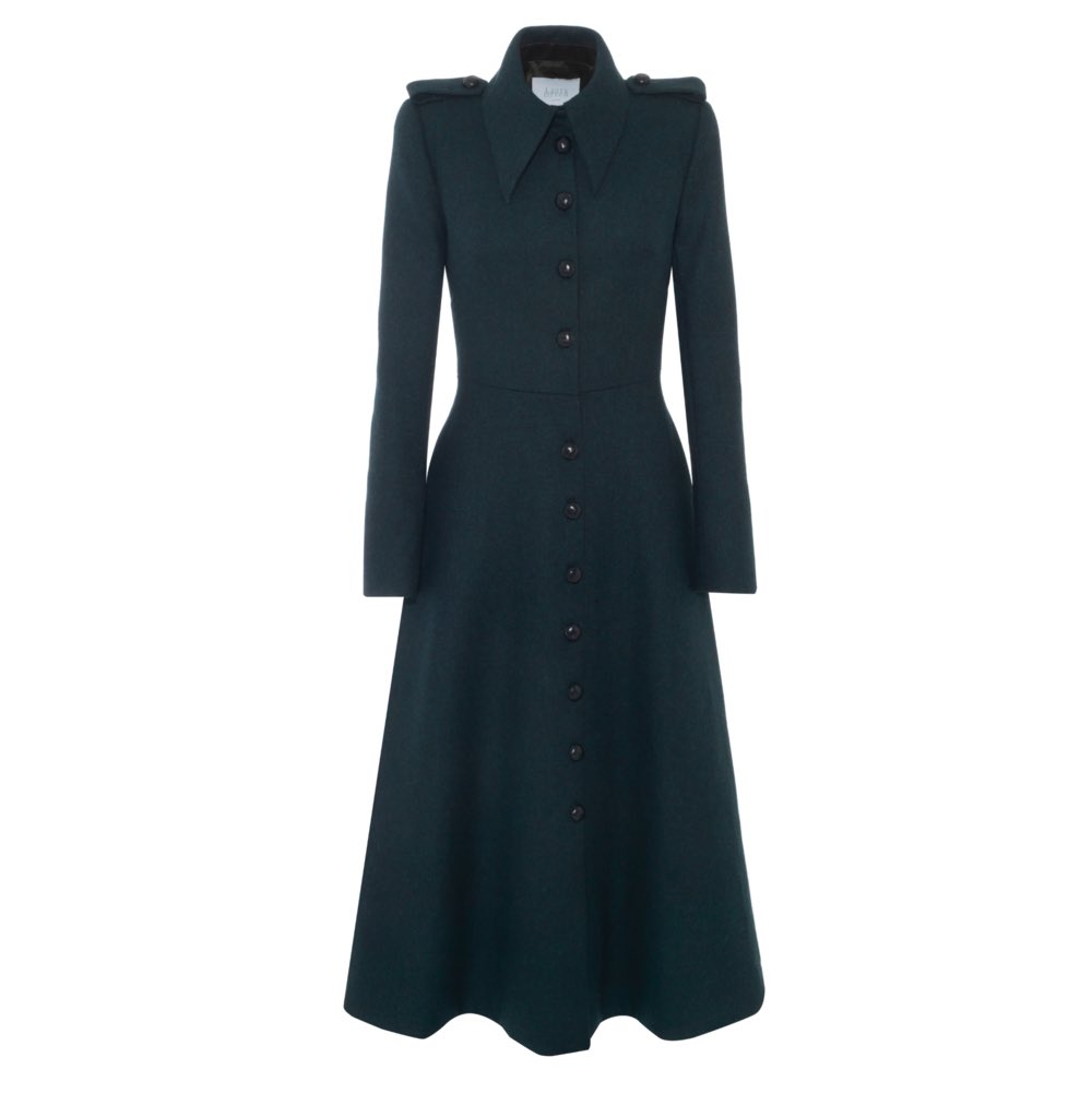 katiesroyallove's tweet photo. I’ve wanted to see The Duchess in @LauraGreenLondn for a while! Here she is today in their Emilia coat for St Patrick’s Day!🍀 https://t.co/qAK8kFVxZ5